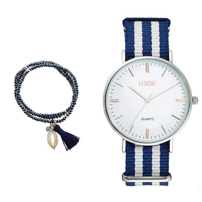 setje-sportief-horloge-met-blauw-armbandje