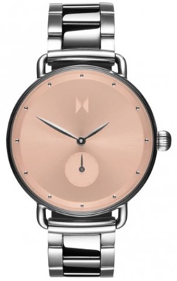 minimalistisch zilverkleurig horloge vrouwen