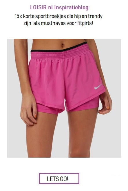 roze shorts voor dames